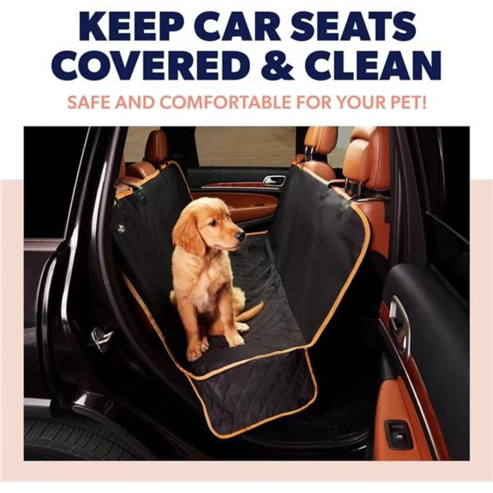 Dog Car Seat Cover for Back Seat - Waterproof Pet Back Seat Cover for Trucks